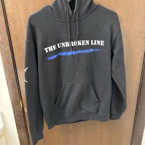 Back the Blue Black Hoodie
